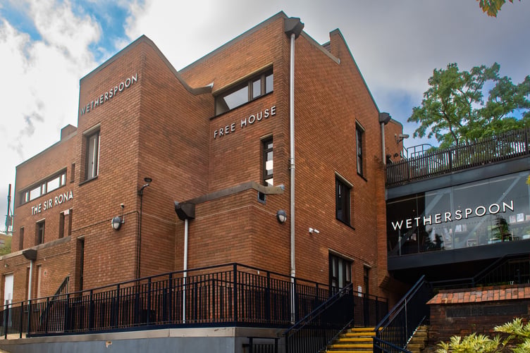 The Sir Ronald Wates Wetherspoons pub at the University of Surrey in Guildford.